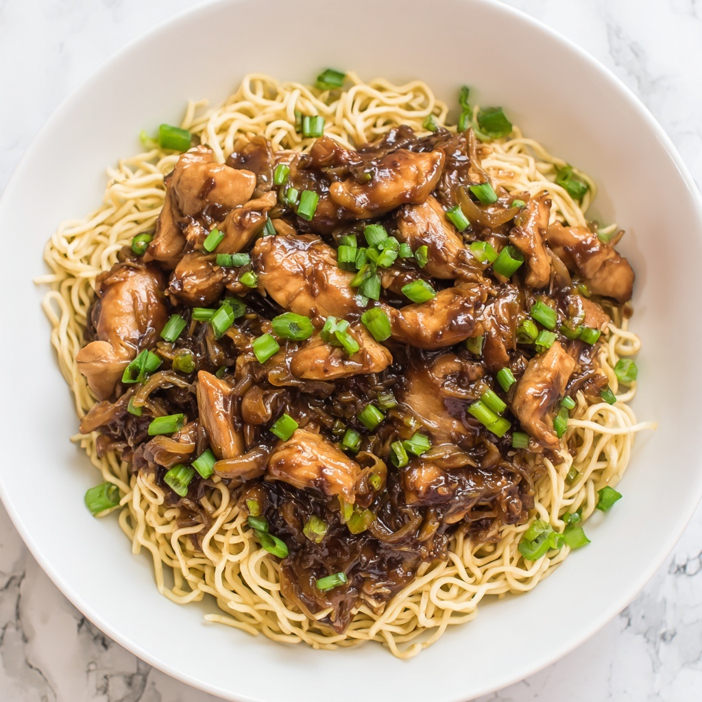 Sticky Garlic Chicken Noodles: 30-Minute Flavor Bomb Recipe - Recipe Image