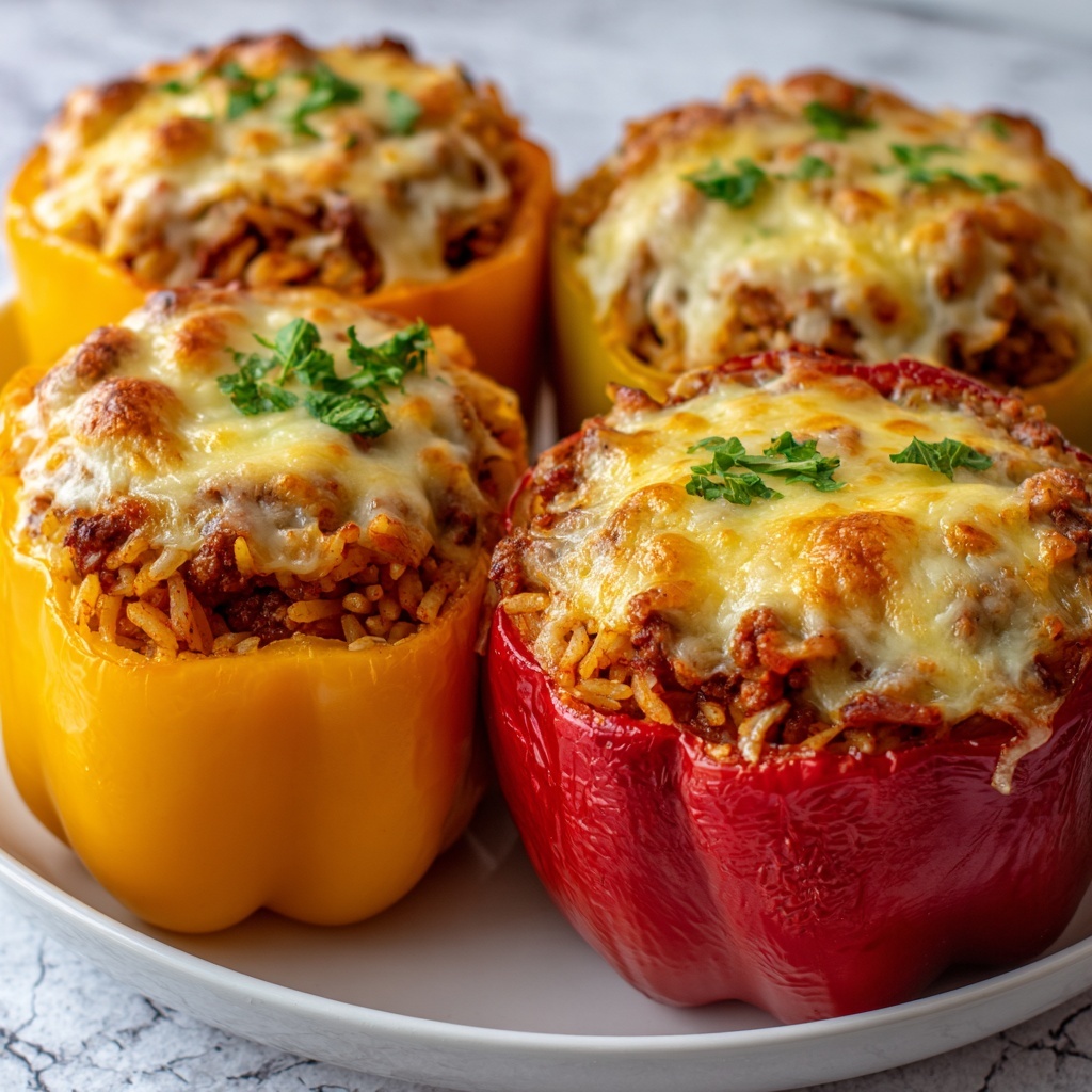 Stuffed Bell Peppers: 7 Irresistible Flavorful Variations Recipe - Recipe Image