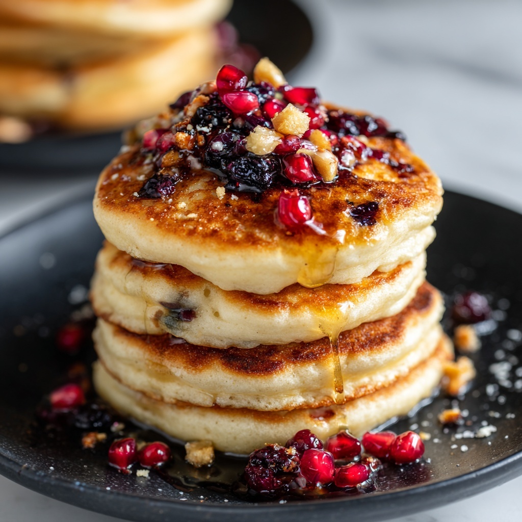 Spiced Cranberry Apple Pancakes Recipe - Recipe Image