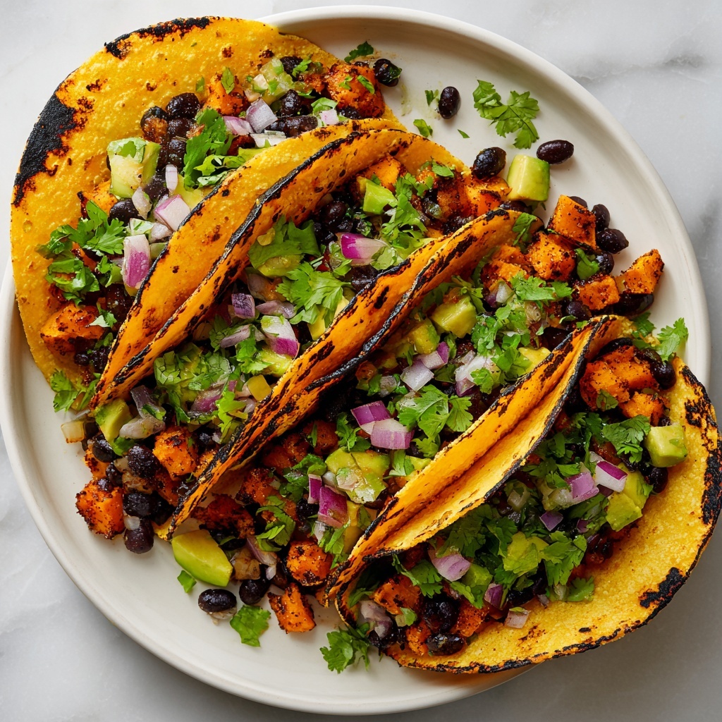 Sweet Potato Black Bean Tacos Recipe - Recipe Image