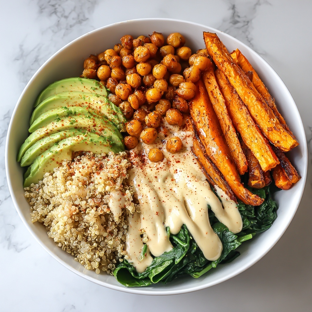 Roasted Sweet Potato and Chickpea Buddha Bowl Recipe - Recipe Image