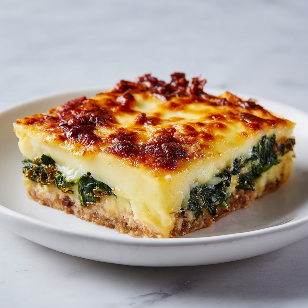 Pumpkin Spinach Polenta Casserole Recipe - Recipe Image