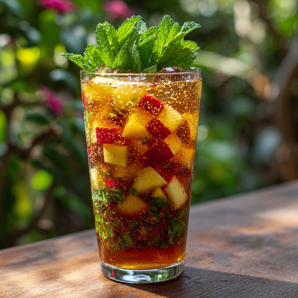 Peach Iced Tea Recipe - Recipe Image