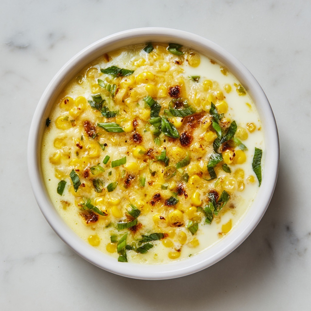 Creamy Baked Corn Dip with JalapeƱos and Cheddar Recipe - Recipe Image