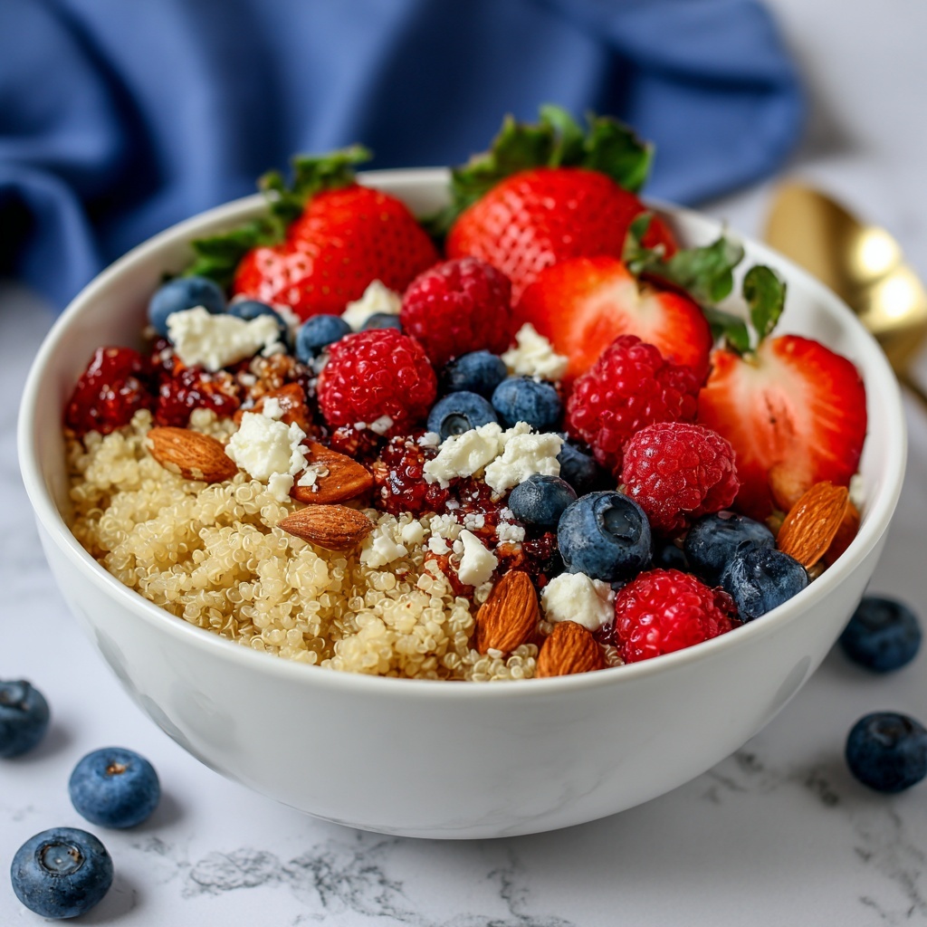 Strawberry Quinoa Breakfast Bowl Recipe - Recipe Image