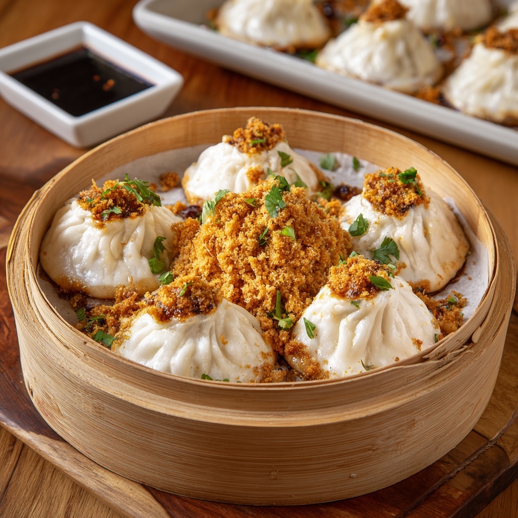 Savory Shanghai Shao Mai: A Vegan Delight Recipe - Recipe Image