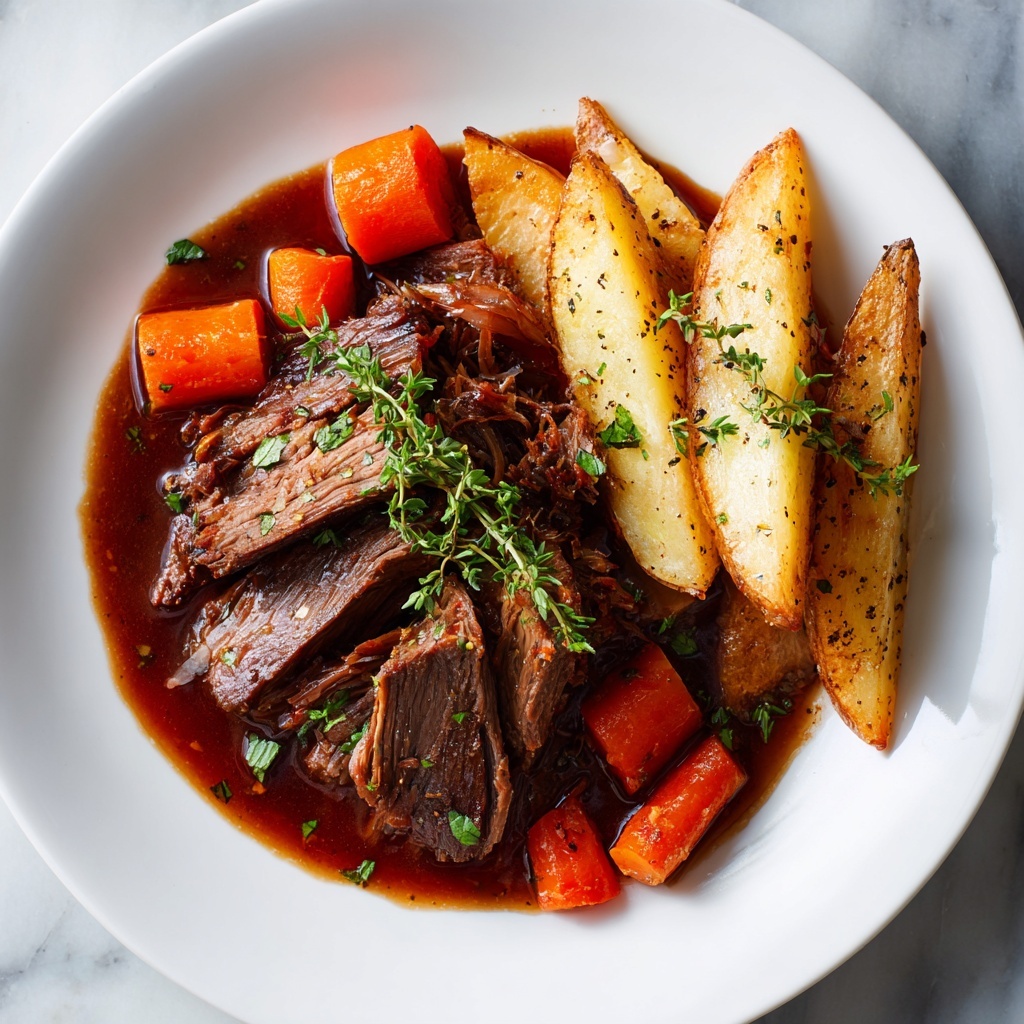 Pot Roast Crock Pot Magic: Comfort Food Done Right Recipe - Recipe Image
