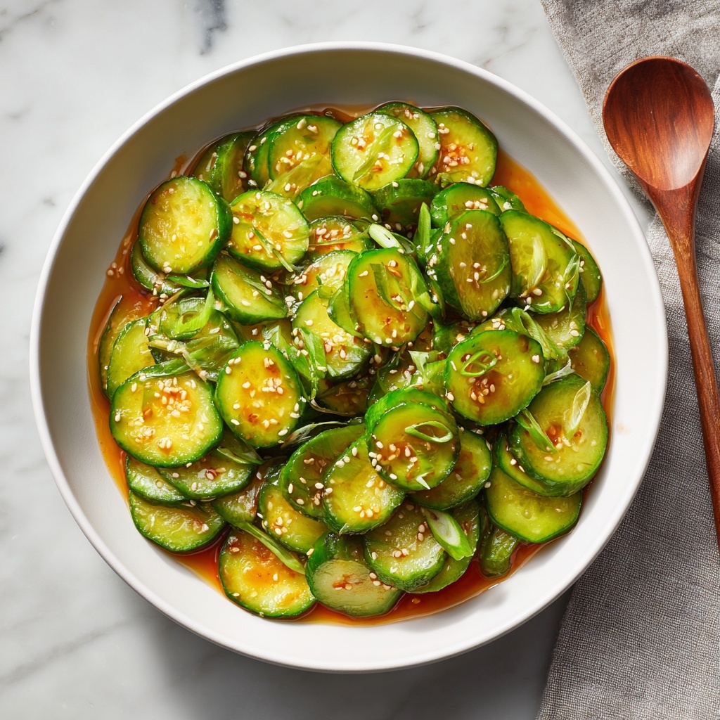 Cucumbers in Spicy Peanut Sauce: A Crunchy Delight Recipe - Recipe Image