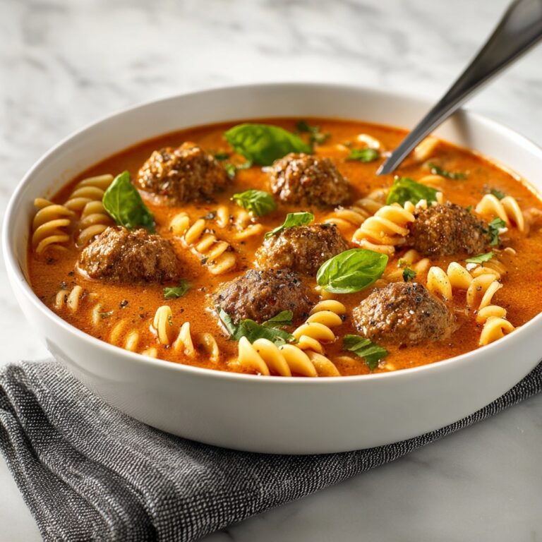 Creamy Italian Meatball Soup Recipe