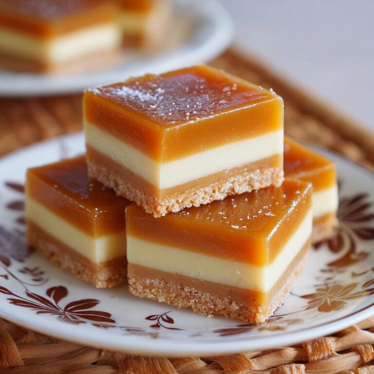 Silky Dulce de Leche Cheesecake Bars Recipe