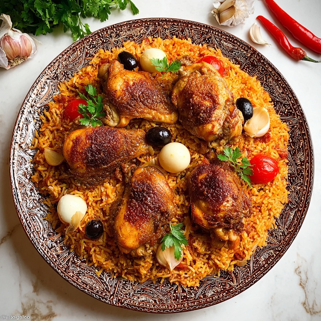 Savor the Flavor: Homemade Chicken Kabsa Perfection Recipe - Recipe Image