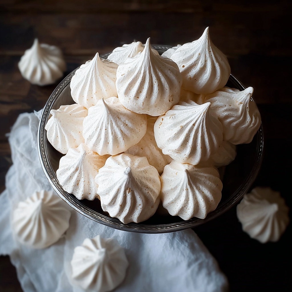 Irresistible Almond Meringue Cookies for Sweet Tooth Bliss Recipe - Recipe Image