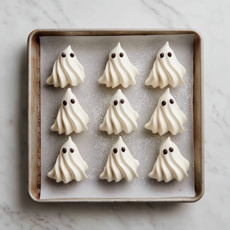 Spooktacular Ghost Meringues Recipe
