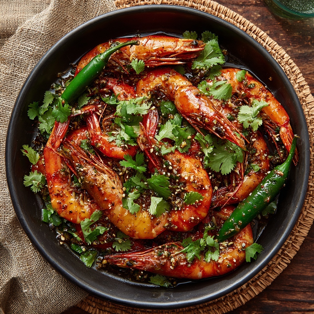 Savory Vietnamese Caramelized Shrimp Recipe - Recipe Image