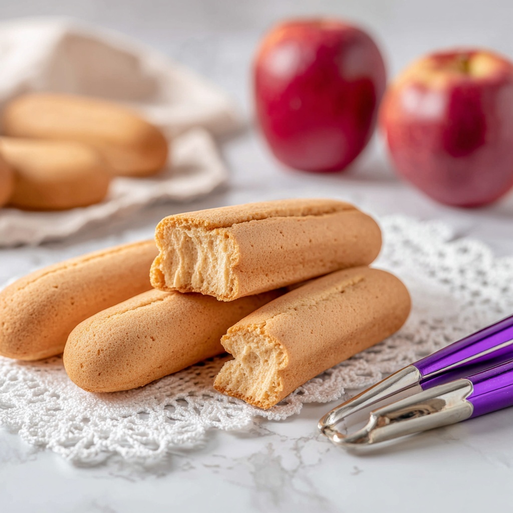 Deliciously Crispy Ladyfinger Cookies Recipe - Recipe Image