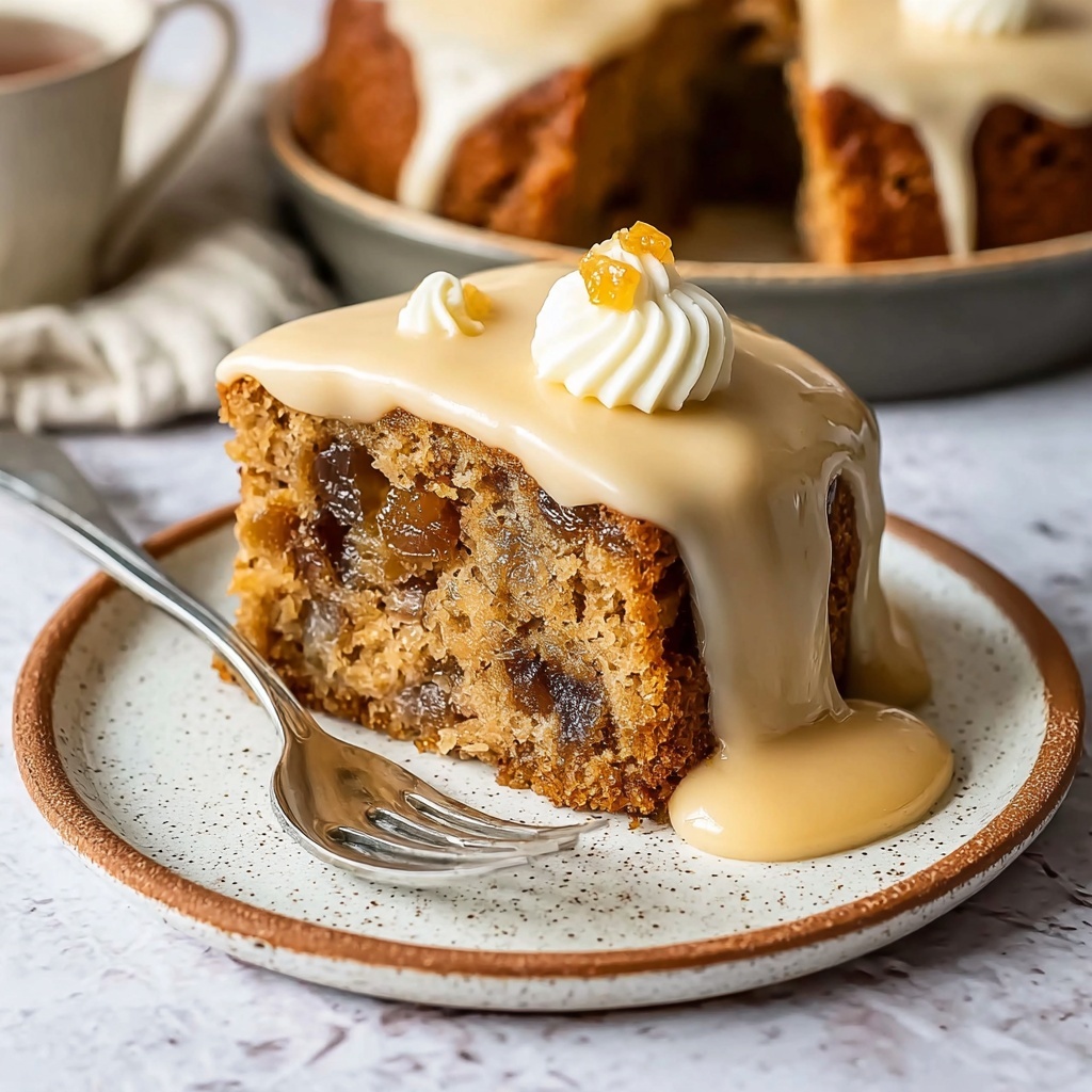 Delicious Date Cake with Irresistible Toffee Sauce Recipe - Recipe Image