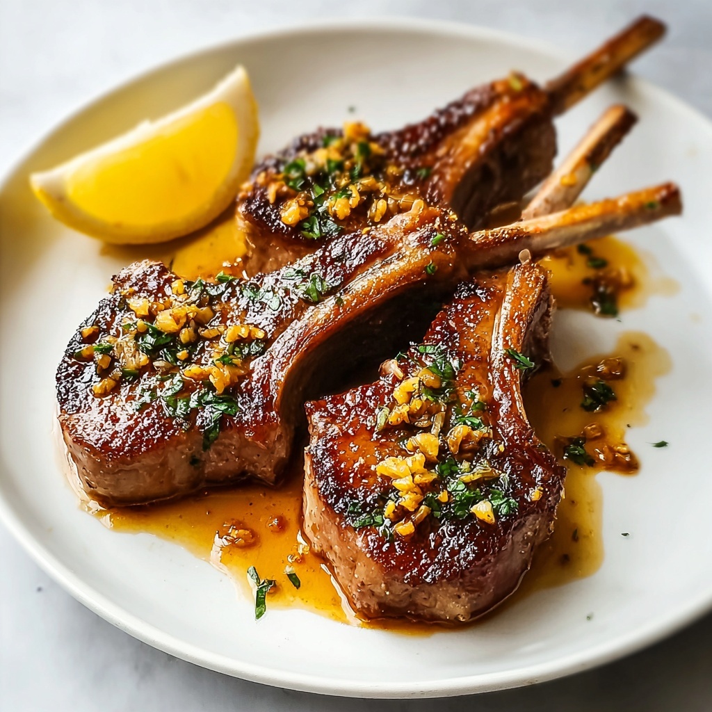 Savory Garlic Butter Lamb Chops That Melt in Your Mouth Recipe - Recipe Image