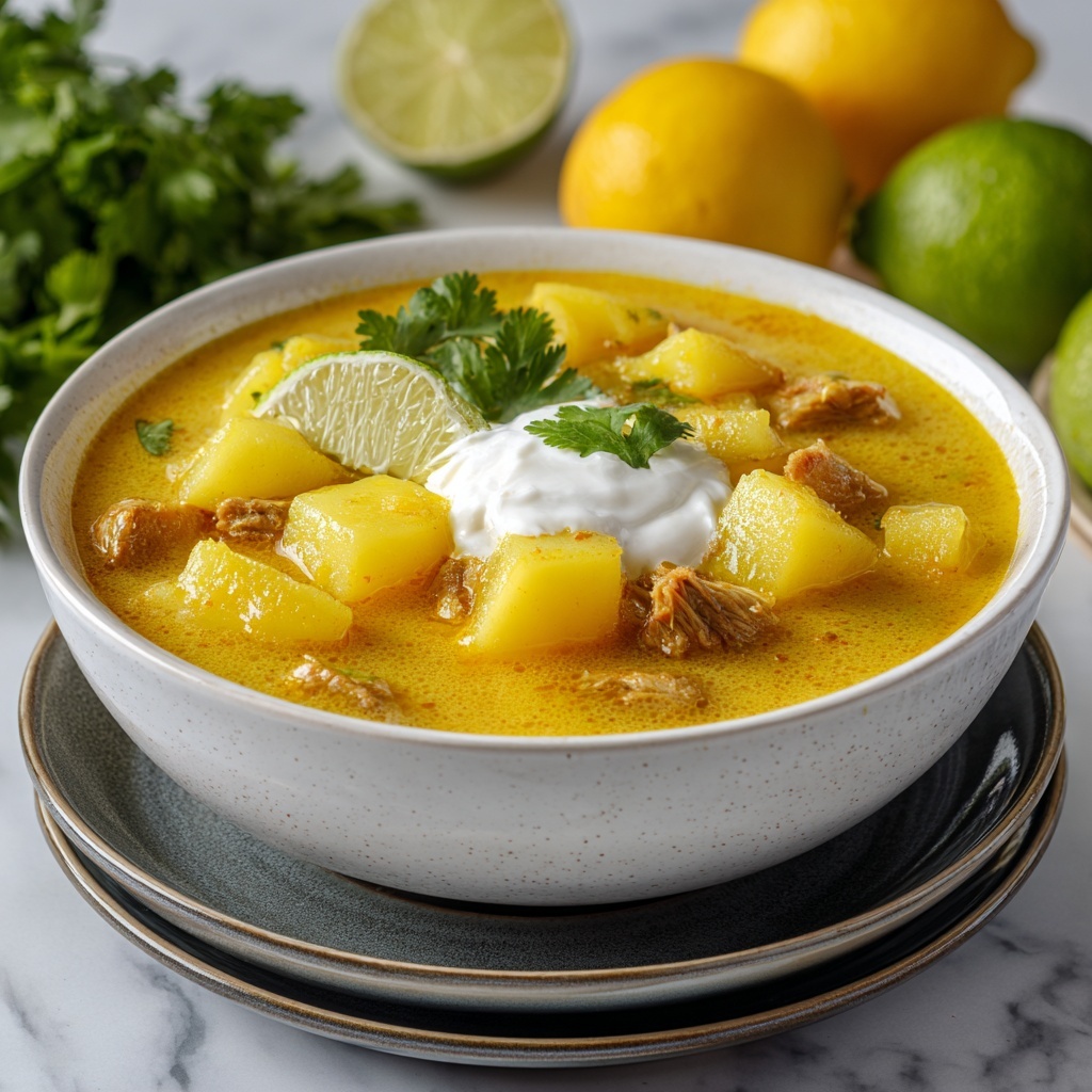 Savory Colorado Green Chili with Pork and Potatoes Recipe - Recipe Image