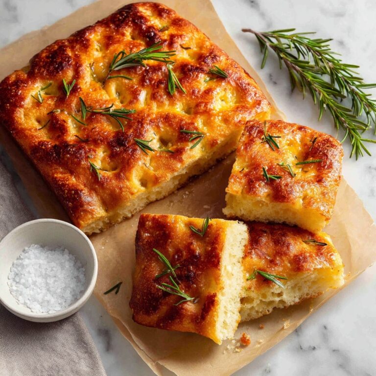 No-Knead Easy Herb Focaccia Recipe