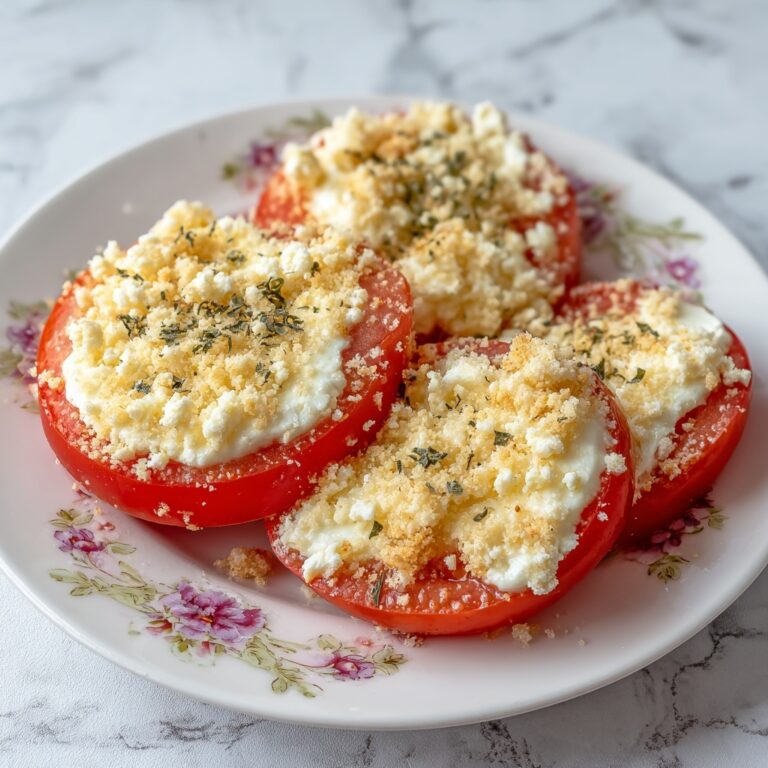 Ricotta Stuffed Tomatoes with Parmesan and Ritz Crackers Recipe