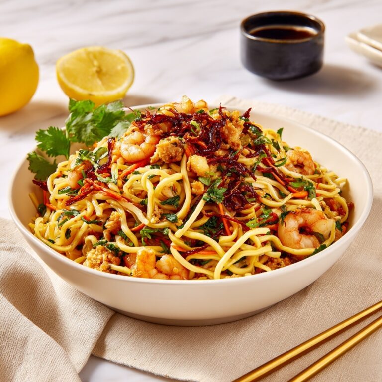 Flavor-Packed Singapore Noodles Ready in 30 Minutes! Recipe