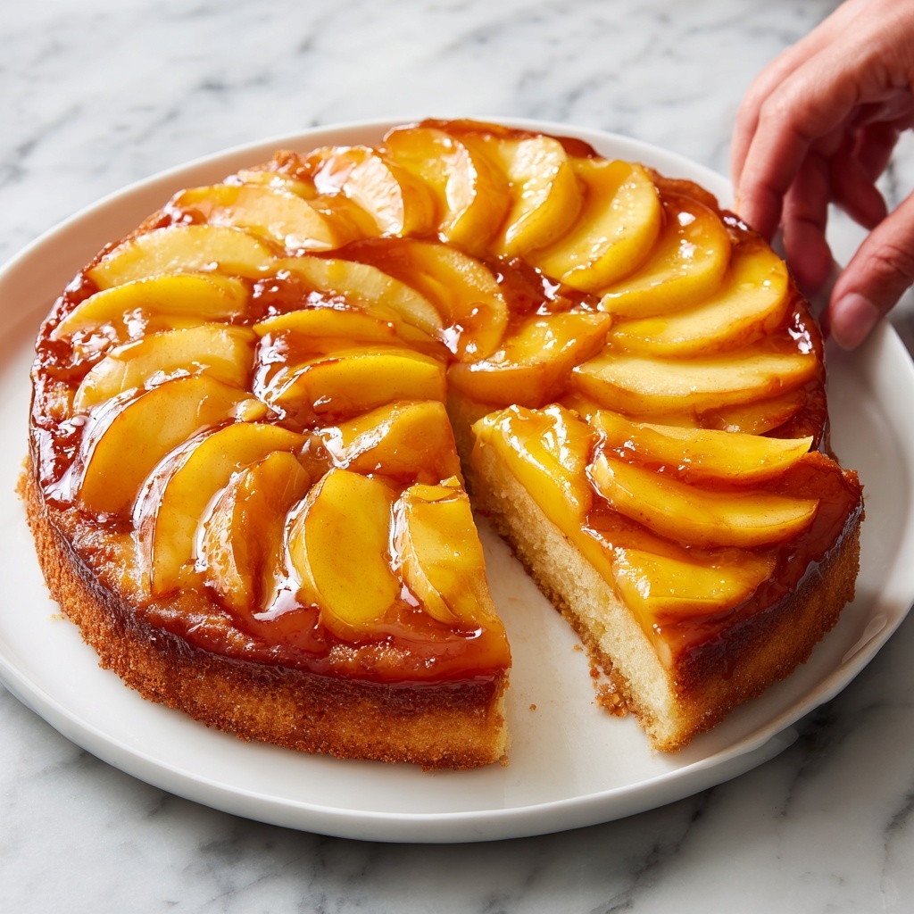 Apple Cinnamon Upside Down Cake Recipe - Recipe Image