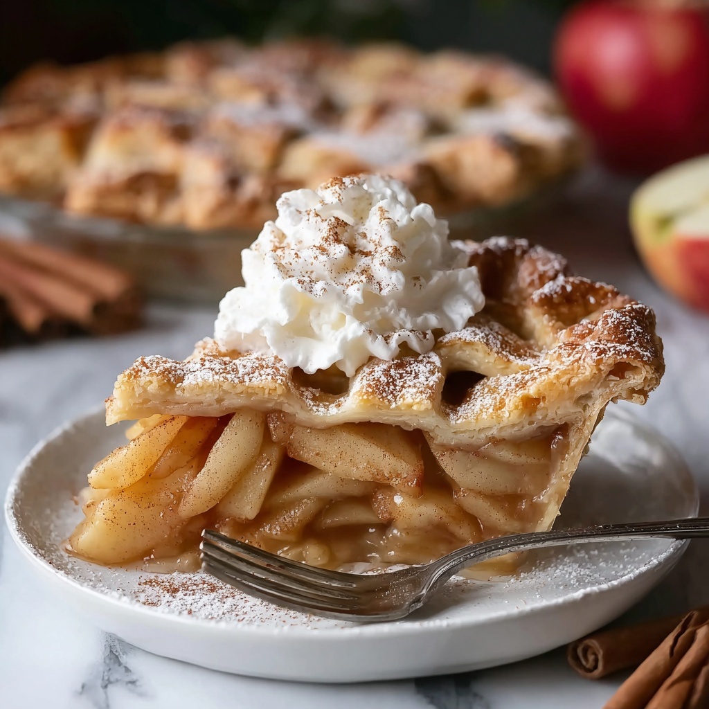 German Apple Pie with Creamy Custard Recipe - Recipe Image