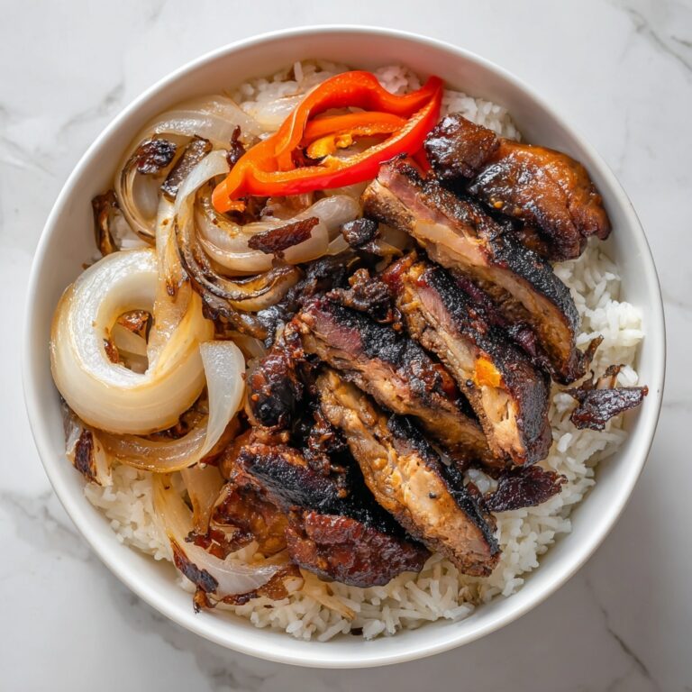 Sizzling Chinese Pepper Steak with Onions Recipe