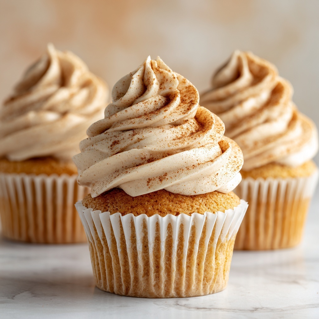 Cinnamon Sugar Frosted Churro Cupcakes Recipe - Recipe Image