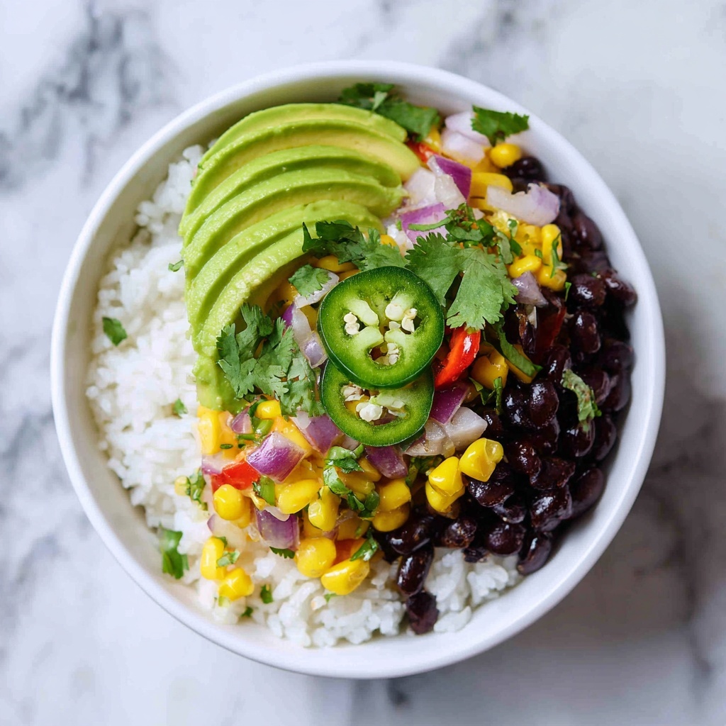 Rice & Veggie “Burrito” Bowl Recipe - Recipe Image