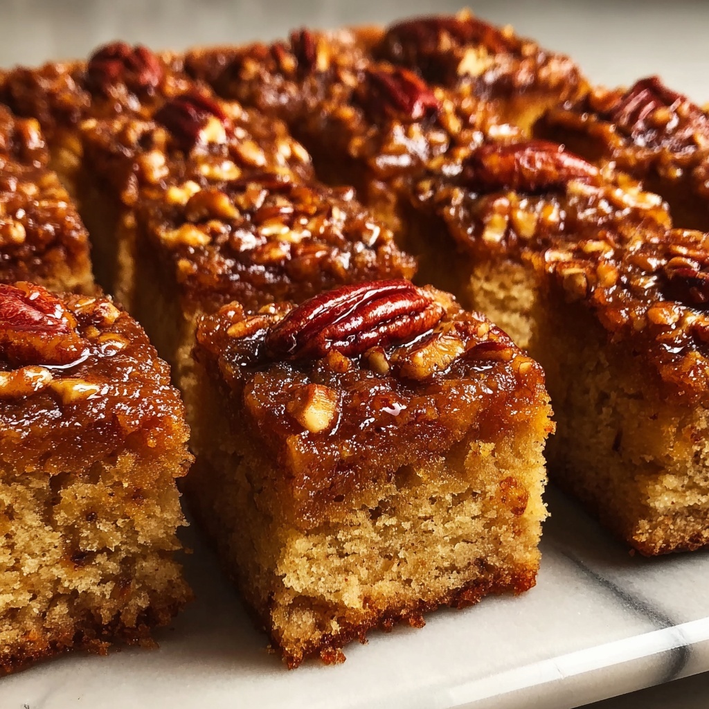 Maple Pecan Blondies Recipe - Recipe Image