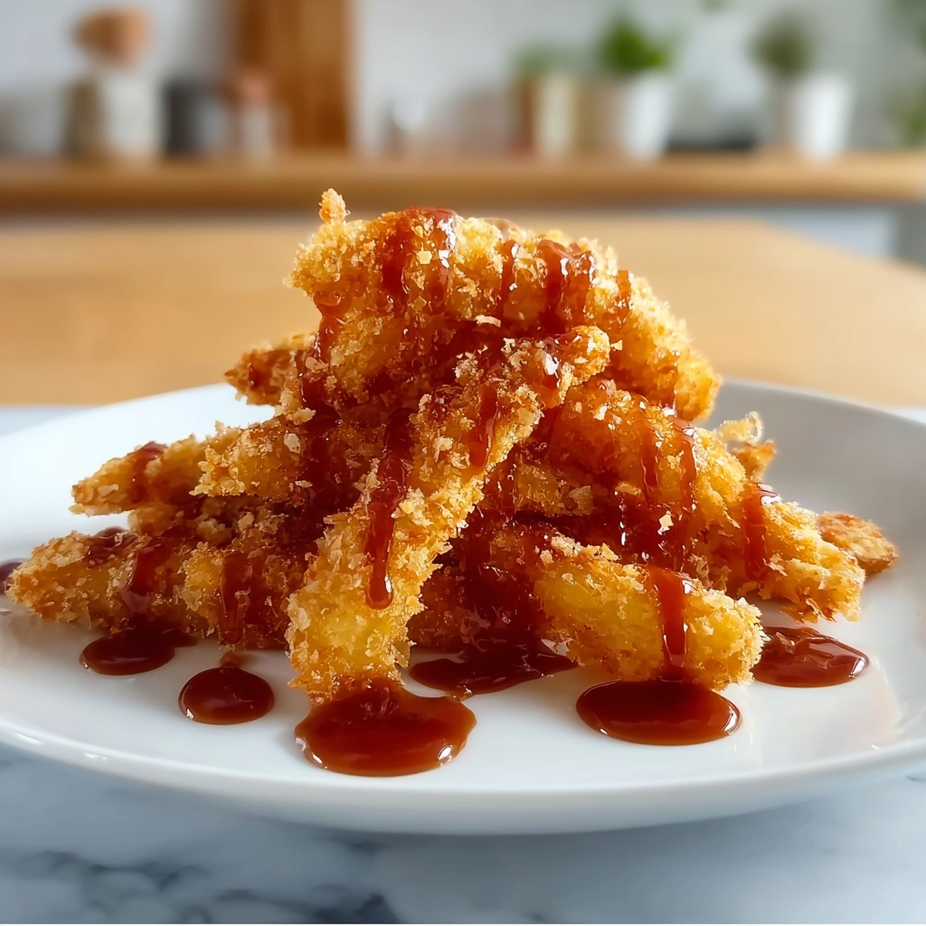 Baked Crunchy Hot Honey Chicken Recipe - Recipe Image