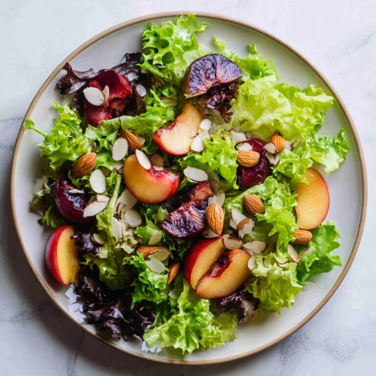 French Green Beans with Peach and Basil Recipe