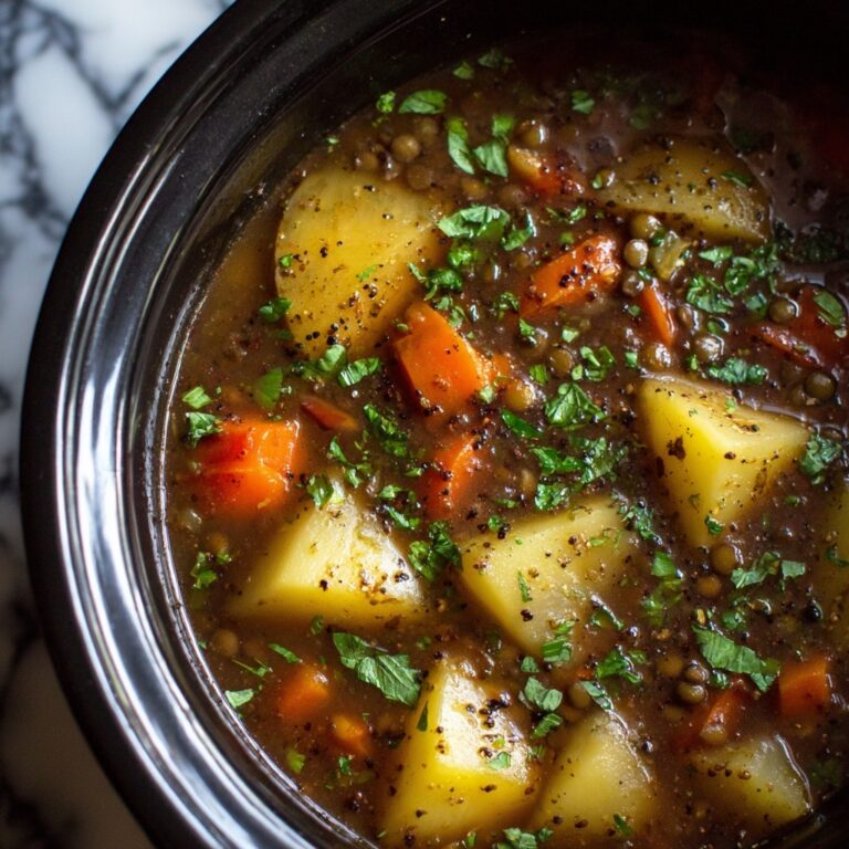 Hearty Vegan Lentil and Vegetable Stew Recipe