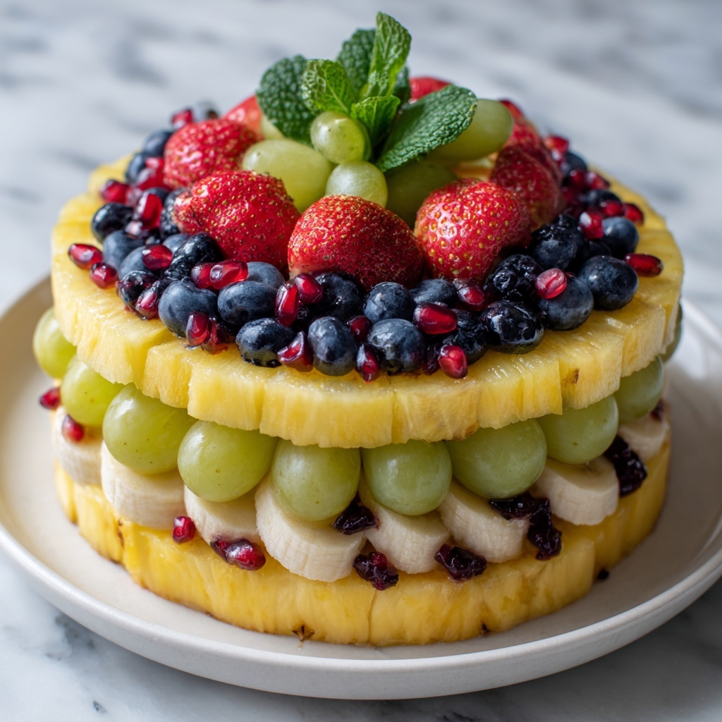 Christmas Tree Fruit Platter Recipe - Recipe Image