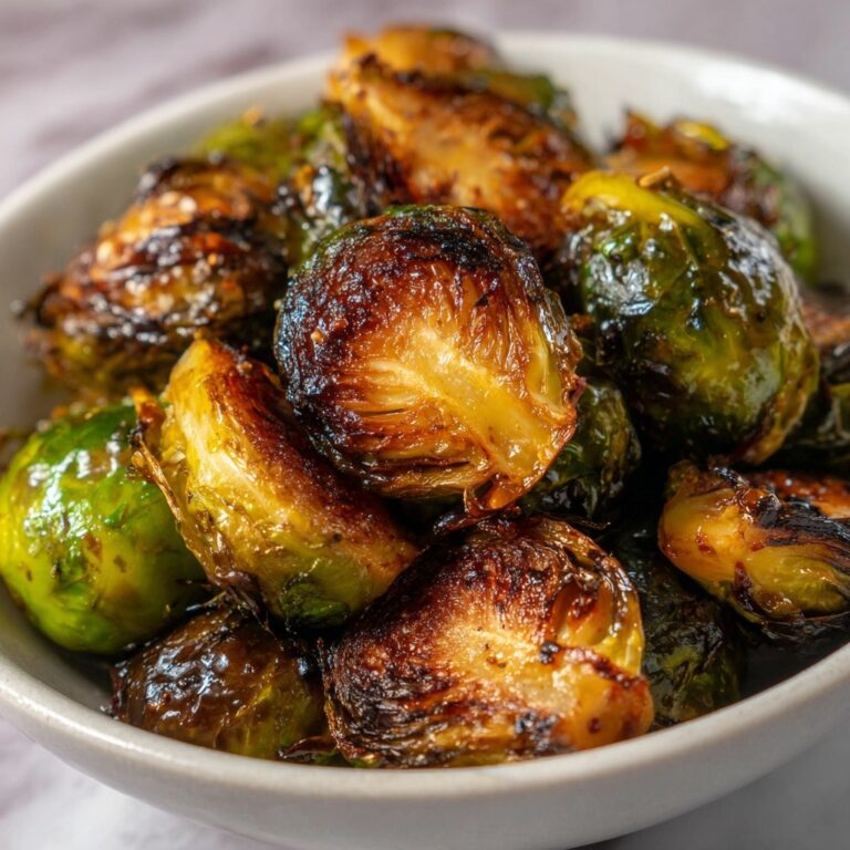 Maple Roasted Brussels Sprouts Recipe