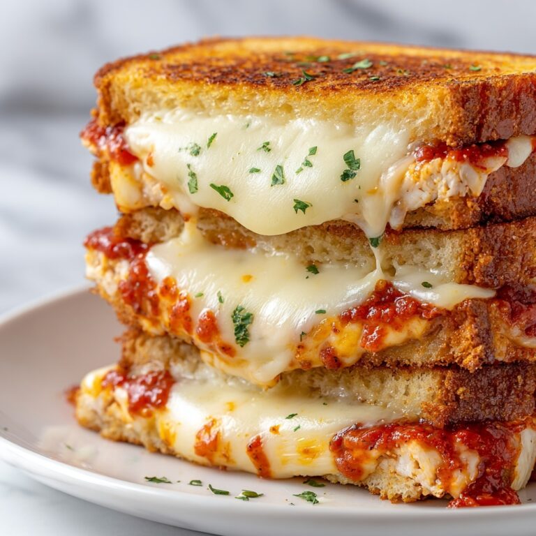 Lazy Chicken Parmesan Grilled Cheese Recipe