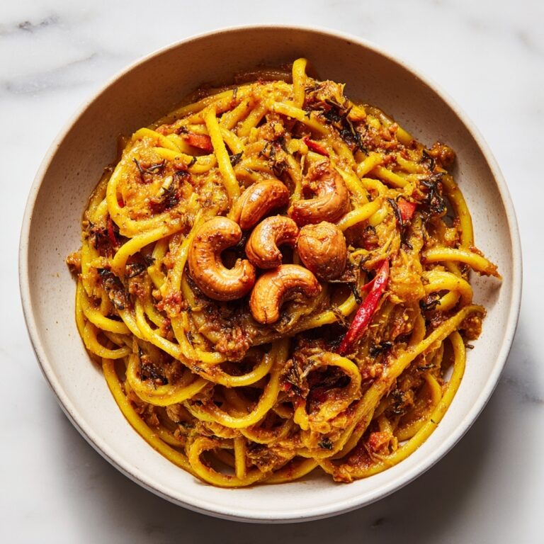 Red Pepper Cashew Pasta Recipe