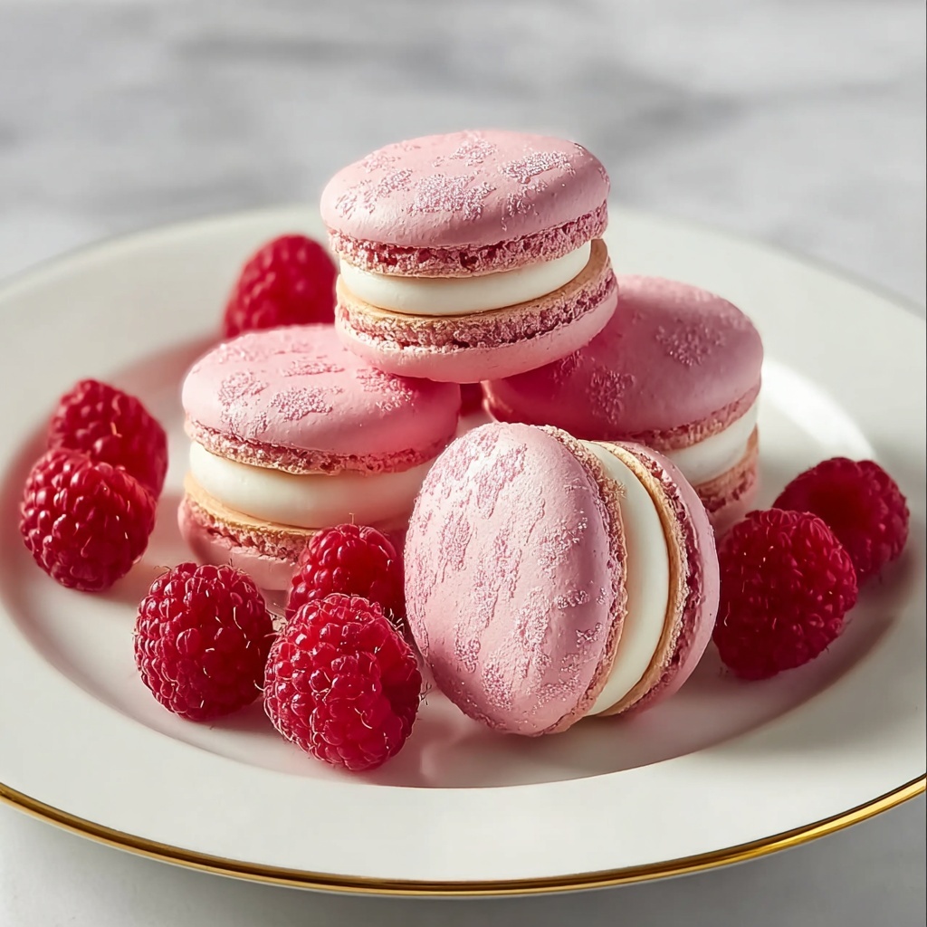 Raspberry Macarons Recipe - Recipe Image