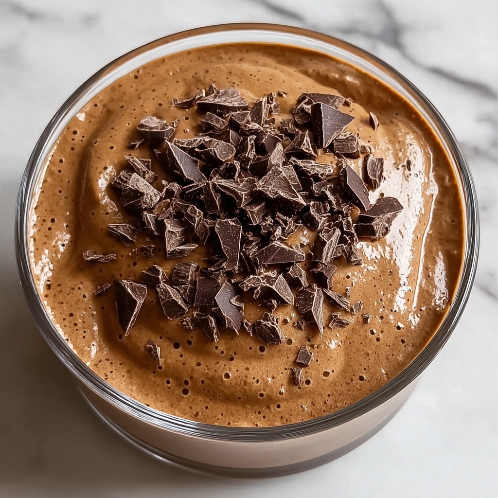 Chocolate or Vanilla Protein Pudding with Greek Yogurt and Toppings Recipe - Recipe Image