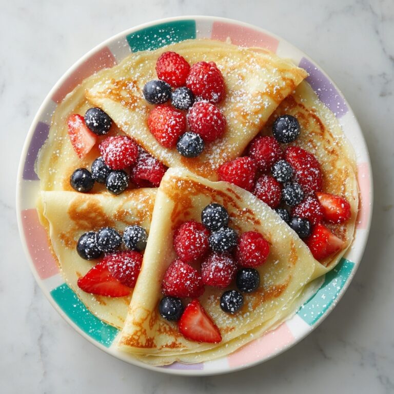 Mixed Berry Crepes Recipe