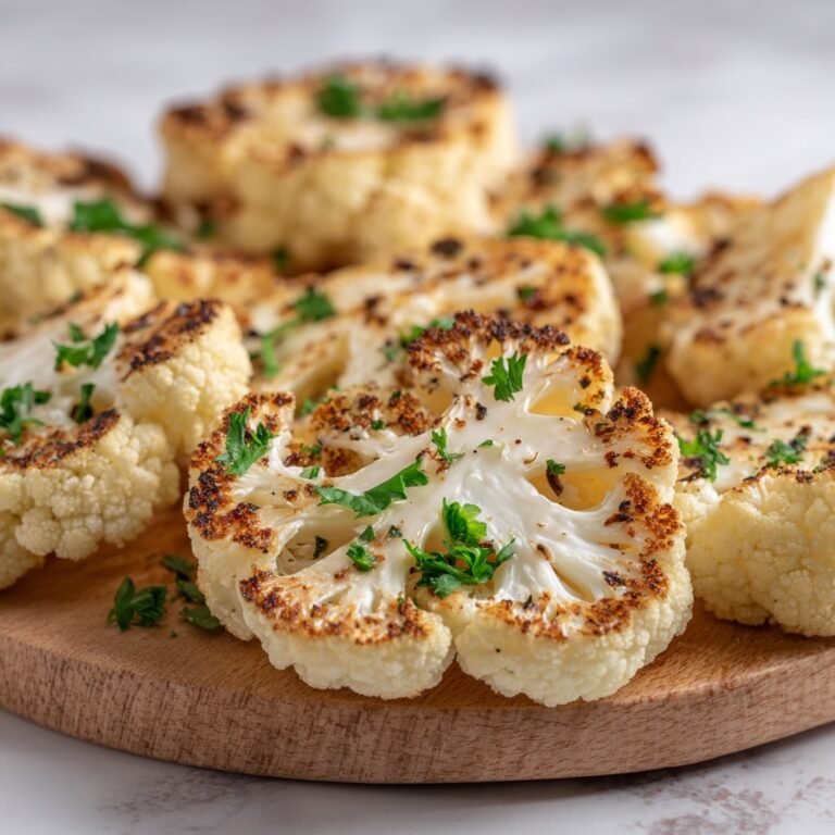 Cheesy Cauliflower Steaks Recipe