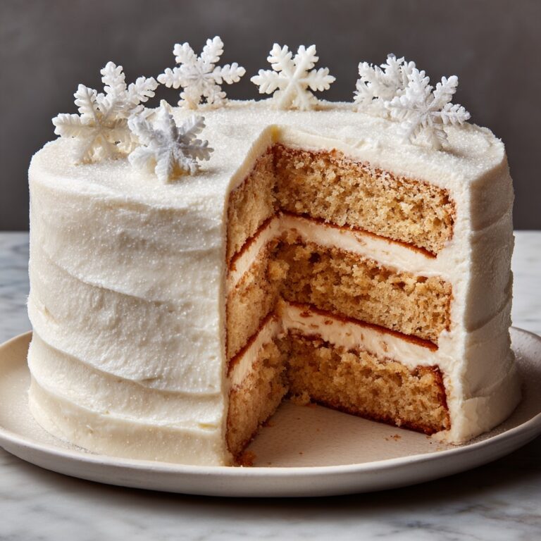 Winter Wonderland Christmas Cake Recipe