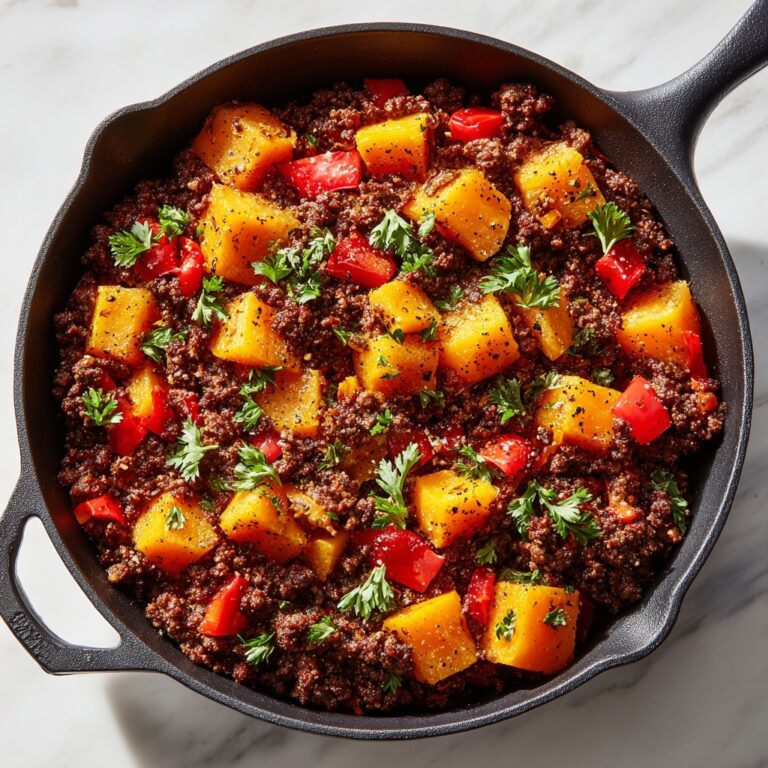 Ground Turkey and Sweet Potato Skillet Delight Recipe