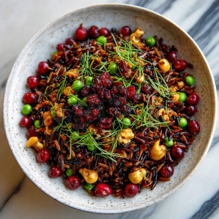 Wild Rice with Dried Blueberries and Pecans Recipe