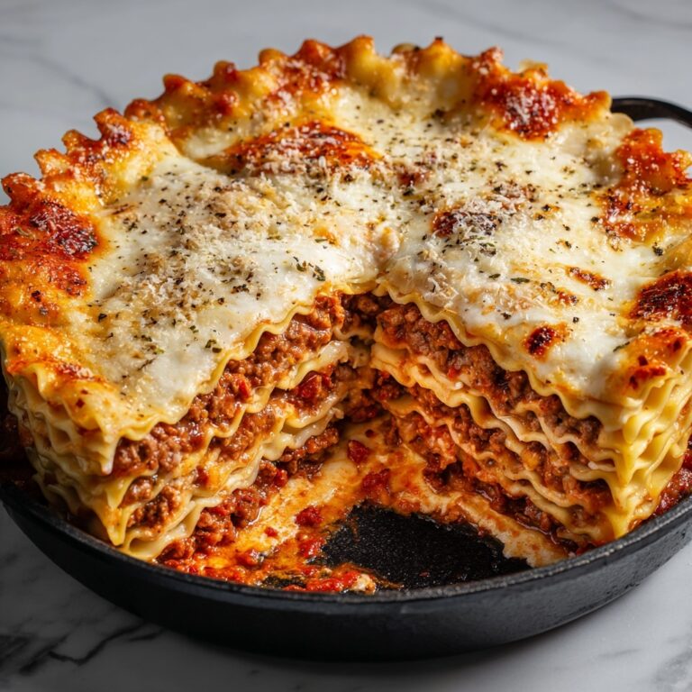 Lasagna Skillet Pie Recipe