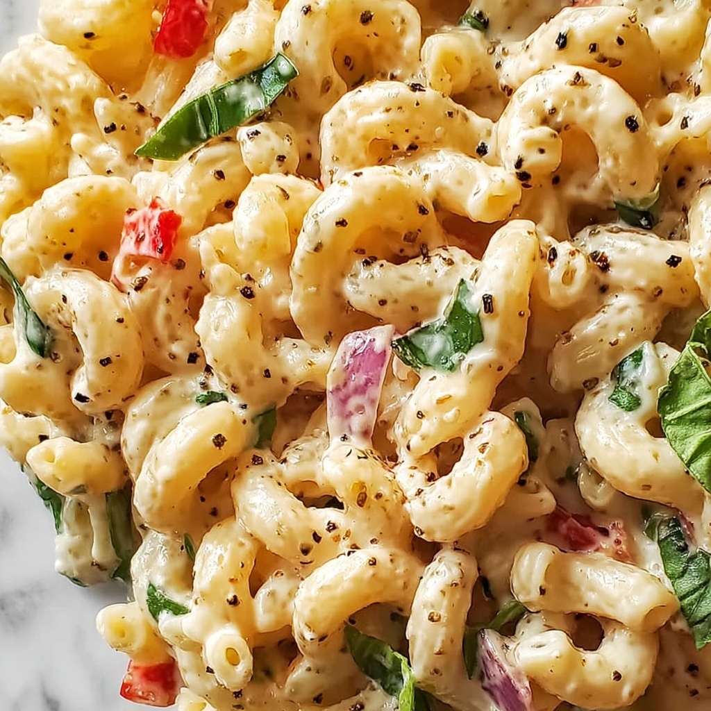 Creamy Vegan Macaroni Salad That's Deliciously Refreshing Recipe - Recipe Image
