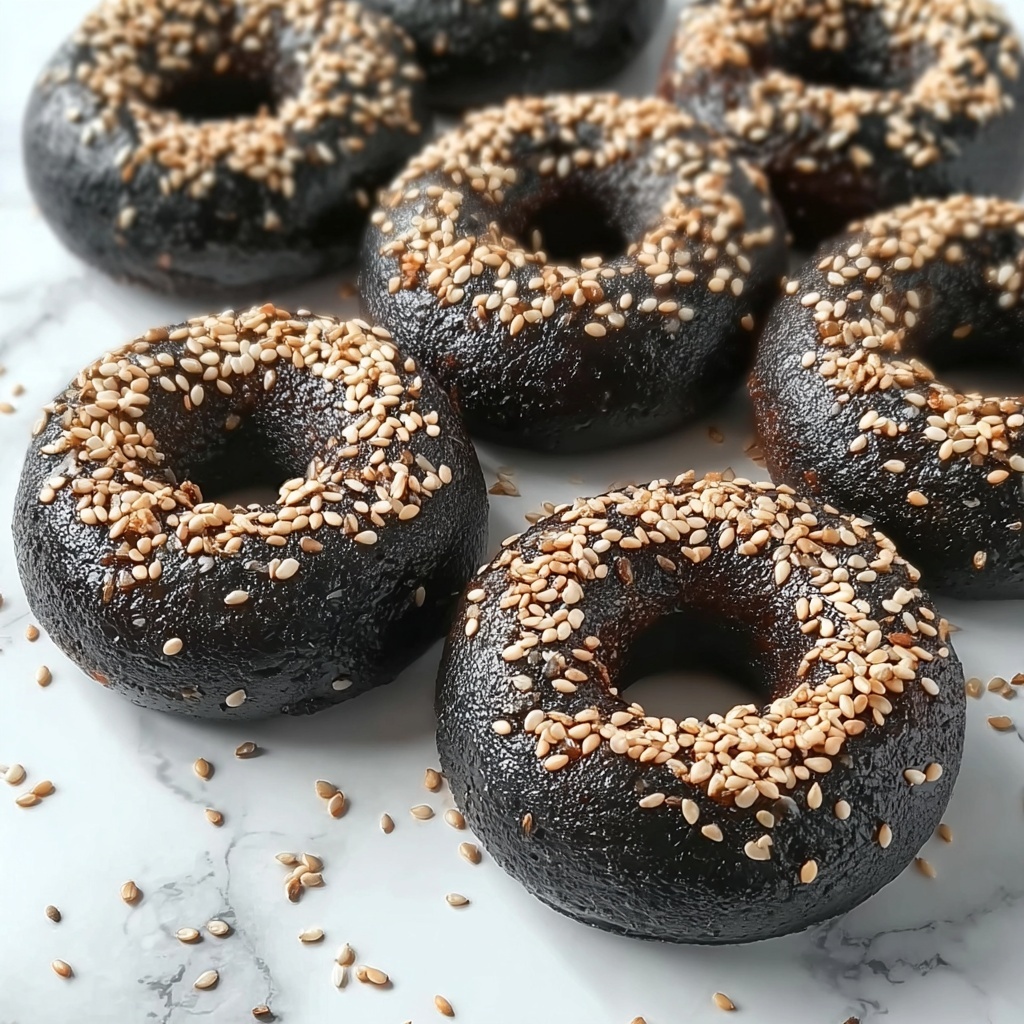 Black Russian Bagels with Coffee and Cocoa Recipe - Recipe Image