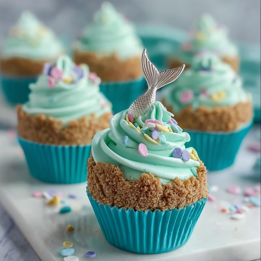 Mermaid Tail Cheesecake Cups Recipe - Recipe Image