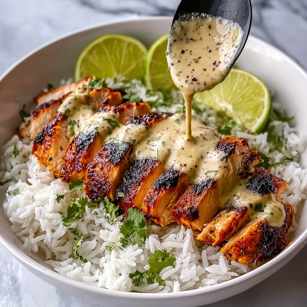 Sweet Chili Chicken Bowl with Coconut Lime Drizzle Recipe - Recipe Image